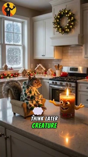 When a Squirrel Smells Coffee… Magic Happens! ☕🐿️✨