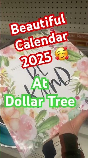 🌟Stunning 2025 Dollar Tree Calendar Reveal – Must-See Designs! #dollartree #shorts #short