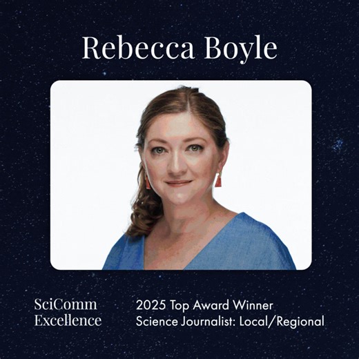 Congratulations to the 2025 winners of the National Academies Eric and Wendy Schmidt Awards for Excellence in Science Communications! The awards, given by the National Academies in partnership with Schmidt Sciences, recognize science journalists, research scientists, and science communicators who have developed creative, original work to communicate issues and advances in science, engineering, and medicine to the general public. “These outstanding communicators remind us that knowledge becomes p