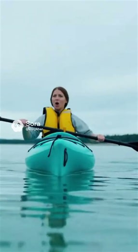 😱 Kayaking Trip Turns to Terror: Sudden Shark Attack!