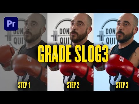 Color Grade Sony Slog3 in Premiere Pro