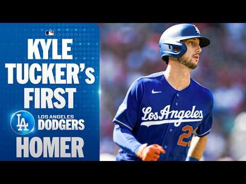Kyle Tucker's first home run with the Dodgers! 👑 | MLB Highlights