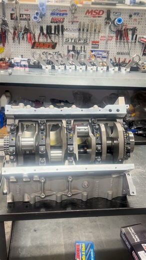 LS drift car engine, getting pistons ready to go into cylinder boards. https://proformanceunlimited.com/ Proformance Unlimited Melbourne, FL 321-430-2465 | Proformance Unlimited - Custom Crate Engines