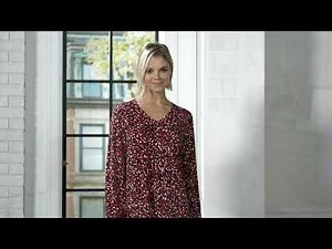 Susan Graver Set of 2 Print and Solid Liquid Knit Tops on QVC