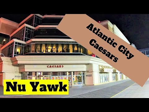 🟡 Atlantic City | Caesars Hotel & Casino. A walking tour of Caesars on the Atlantic City Boardwalk!