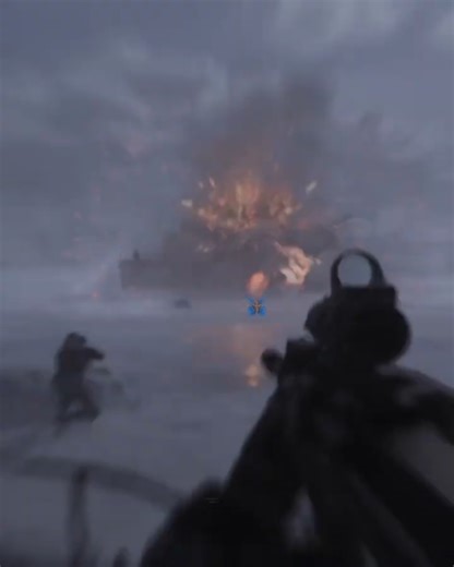 RPG Boom!🔥Brutal Snowfight ❄️ MW3 #shorts