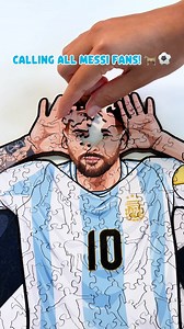 This MESSI wooden puzzle is the perfect gift for every true fan of the GOAT! 🎁🧩⚽️ 🧩 Dive into Messi’s legacy with precision-cut pieces inspired by his legendary goals and unforgettable celebrations 🪵 Crafted from 3mm premium, sustainable wood — built to last a lifetime 👨‍👩‍👧‍👦 Ideal for quiet solo moments or joyful bonding with friends and family 🖼️ Finish it, frame it, and proudly display your passion for the GOAT 🎁 A meaningful gift that surprises, delights, and creates lasting memor