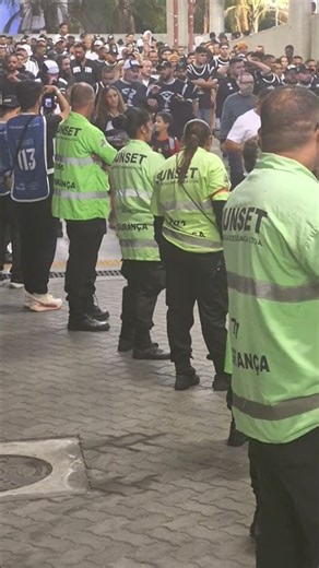 AFTER THE CHAOS INSIDE THE STADIUM, CORINTHIANS FANS EXITING