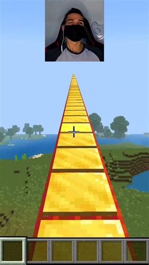 TNT Run Failed 😱 (99%) #shorts #minecraft