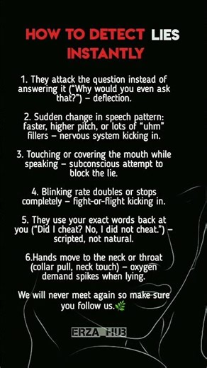 HOW TO DETECT LIES INSTANTLY 💫 | DARK PSYCHOLOGY TRICKS
