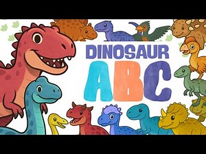 Dino ABC Song | Learn the Alphabet with Dinosaurs
