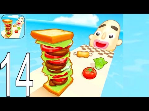 Sandwich Runner - Gameplay Walkthrough Part 14 Tutorial NEW Mobile Game (Android,ios)