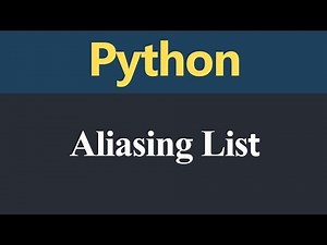 Aliasing List in Python (Hindi)
