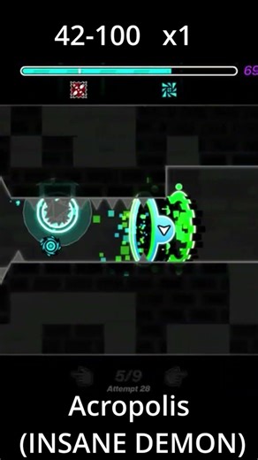 42 100 x3 #geometrydash