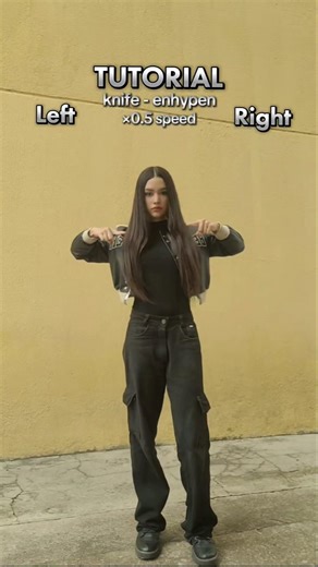 Tutorial knife enhypen mirror slowed x0.5 speed @ENHYPENOFFICIAL#salomekpopdance #viral #fypシ