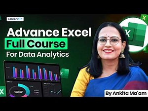Advanced Excel for Data Analytics | Excel Tutorial For Beginners | Excel Training Full Course 2026