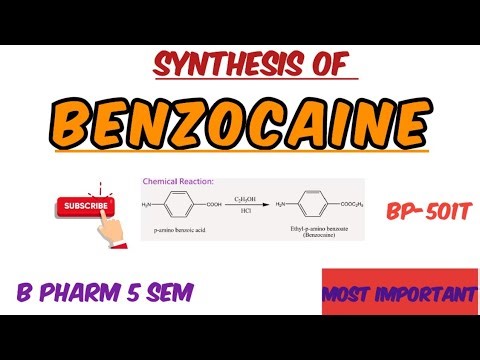 Synthesis of benzocaine || #benzocainesynthesis || #benzocaine || Benzocaine synthesis