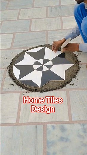 How to make Circle design #design #tiles #homedesign #tilesdesign #trending #shorts