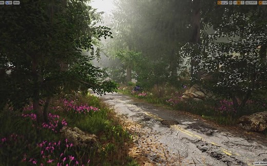 【UE4】UE4 Speedtree与Quixel超逼真自然植物游戏场景制作教程(中英双字)