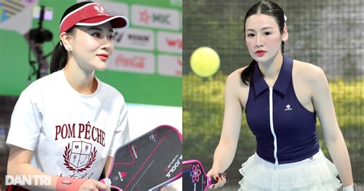 Cuộc chiến gay cấn giữa Á hậu Tú Anh và Phương Oanh trên sân pickleball