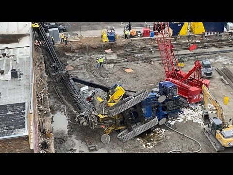Operator injured after drill rig collapses in downtown Salt Lake City