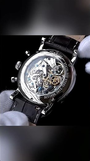 Sugess Mechanical Men Watch Original ST1908 Movement Chronograph Vintage Moonp