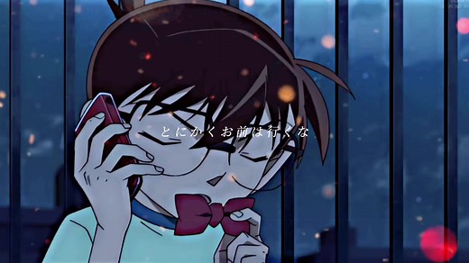 新一と蘭の心温まる瞬間💓