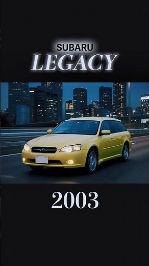 【SUBARU】レガシィの歴史【1989~2020】#subaru #legacy #viral