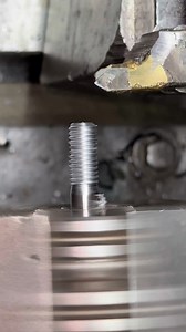 Small Thread in Metal Piece Using High Skills #MetalThreads #PrecisionWork #HighSkillMachining | Ibrahim Engineering Works