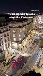 Regent Street have switched on their Christmas lights and it’s beginning to feel very festive in London✨ ‘The Spirit of Christmas’ installation returns to the skies with lights sparkling across the neighbouring streets. Take a wander down Glasshouse Street, Swallow Street and glittering Quadrant Arcade to enjoy the displays. Are you ready for a London Christmas? 📍Regent Street #LetsDoLondon #VisitLondon | Visit London