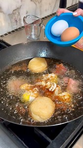 8.1M views · 34K reactions | She deep fried an entire breakfast! ...
