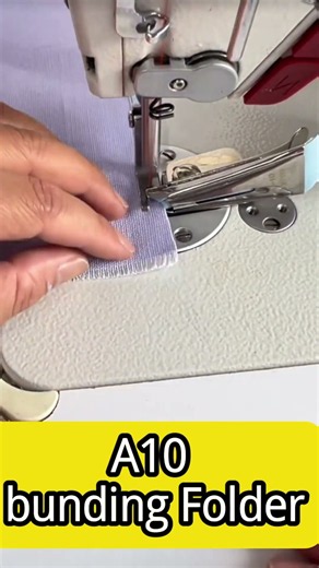 How to adjust A10 binding folder on an industrial sewing machine?#shorts #shortsfeed