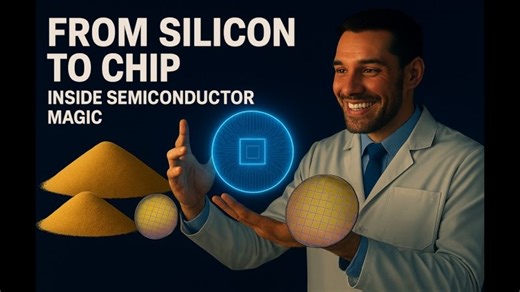 How Sand Converts to Semiconductor Wafer? | Rene A. Spring