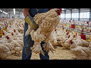 Inside a modern Brahma chicken factory: High-tech farming for giant birds