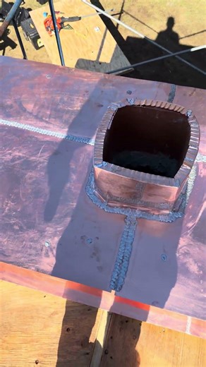 copper flue flashing