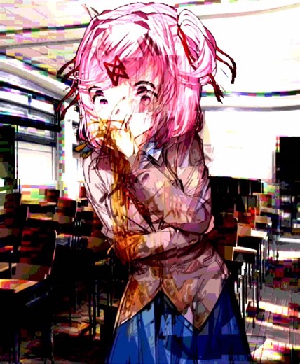 Why did the audio glitch #ddlc #natsukiddlc #natsuki #dokidokilitteratureclub #visualnovel @Ash 🐰 @annie @⋆.layla⋆ ࣪. @OK