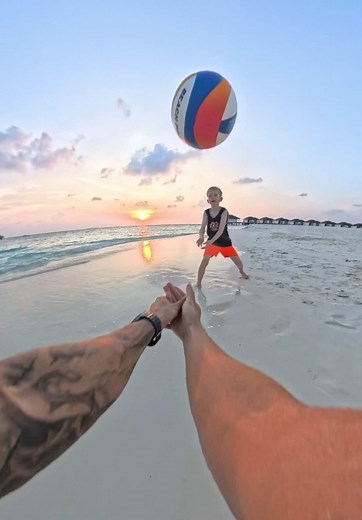 Cute Beach Volleyball Moments with Noah