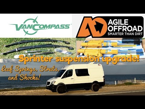 Agile Off Road replacement leaf springs from Van Compass!