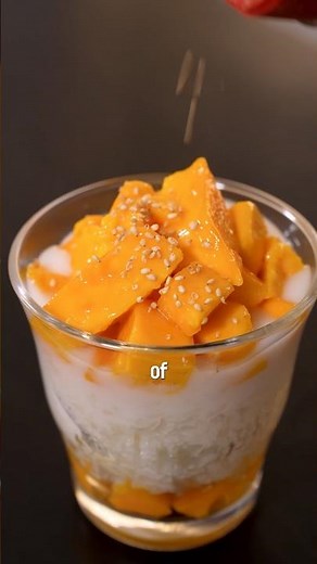 How to rest with mango sticky rice on the go? | FULL RECIPE IS DESCRIPTION