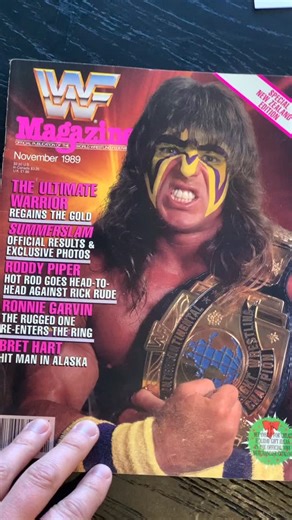Another flick through one of my Auntie’s old wrestling magazines. How good is that merch? She passed away yesterday from cancer, so this post is dedicated to her. She’ll be jumping from the top rope out there in the universe somewhere. #wwf #wwe #1980s #80style | Ugly Ink