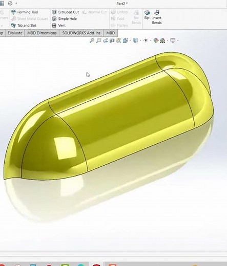The Hidden Form Tool in SolidWorks Sheet Metal | Most Users Miss This!