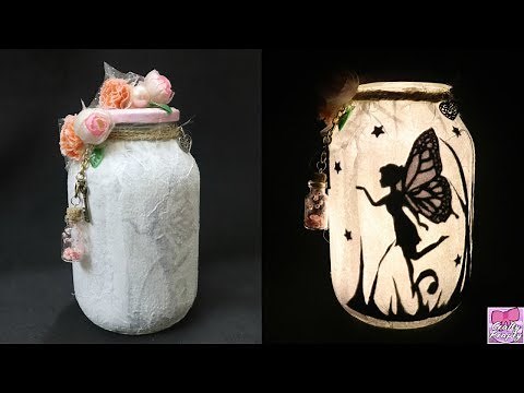 DIY Fairy Jar /How to make Fairy Lantern / How to make Fairy Glow Jar /Fairy Jar Tutorial