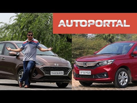 Hyundai Aura vs Honda Amaze Comparison review - Autoportal