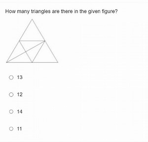 How many triangles are there in the given figure below?Triang... | Filo
