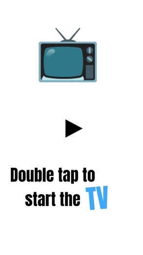 double tap to start the process ☺️