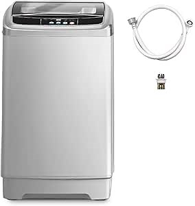 Tymyp Automatic Compact Washing Machine, Portable Washer with 24 Hours Washing Appointment, LED Display, Suitable for Household Use