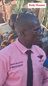 Trending: Bouncers in Uganda have called for the arrest of musician Alien Skin, accusing him of leading violent gangs that have harmed members of their association. On Friday, Uganda National Bouncers Federation president Umar Bulega also asked police to free dozens of their members who were allegedly arrested as they sought to hold talks with Alien Skin and his gang at the musician's residence in Kampala. #MonitorUpdates 📹Isaac Ssejjombwe | Daily Monitor