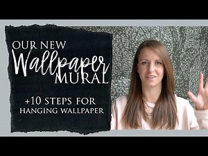 How to Apply a Wallpaper Mural + Tips for Success