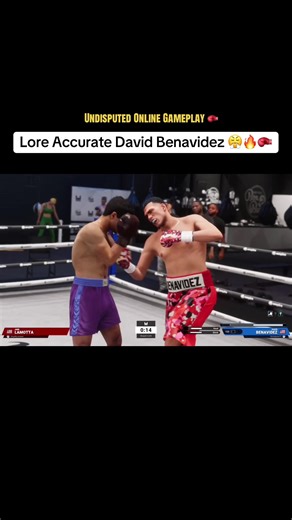 The Mexican Monster😈 #undisputedgame #boxinggame #davidbenavidez #mexicanmonster