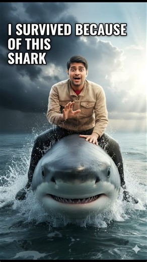 SHARK SAVED MY LIFE 😱 | Real Ocean Survival Story #shorts #trending#viral #SharkSavedMyLife